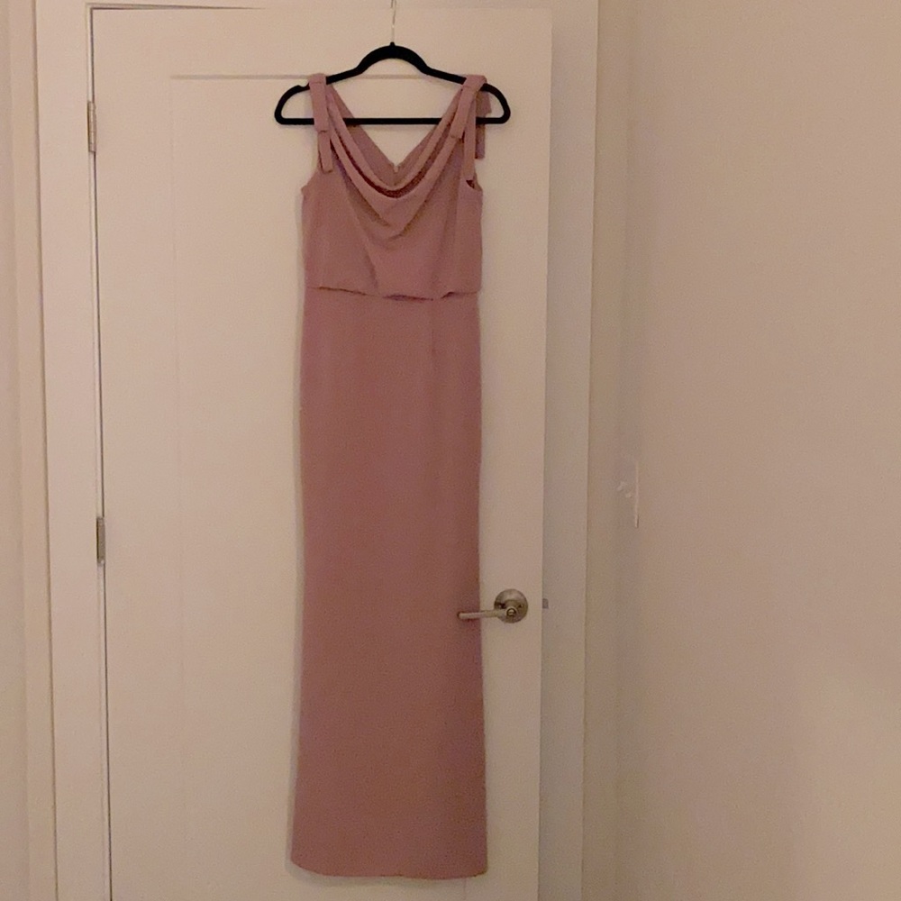 Adrianna Papell Cowlneck Gown